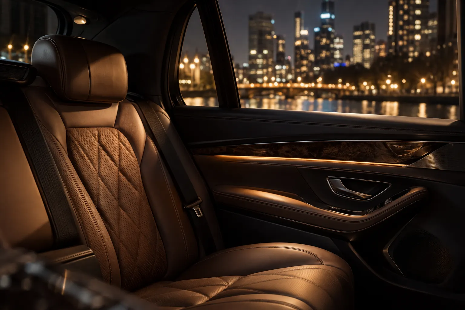 Illustrative premium sedan for Melbourne chauffeur travel